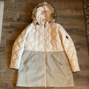 Eddie Bauer hybrid down parka